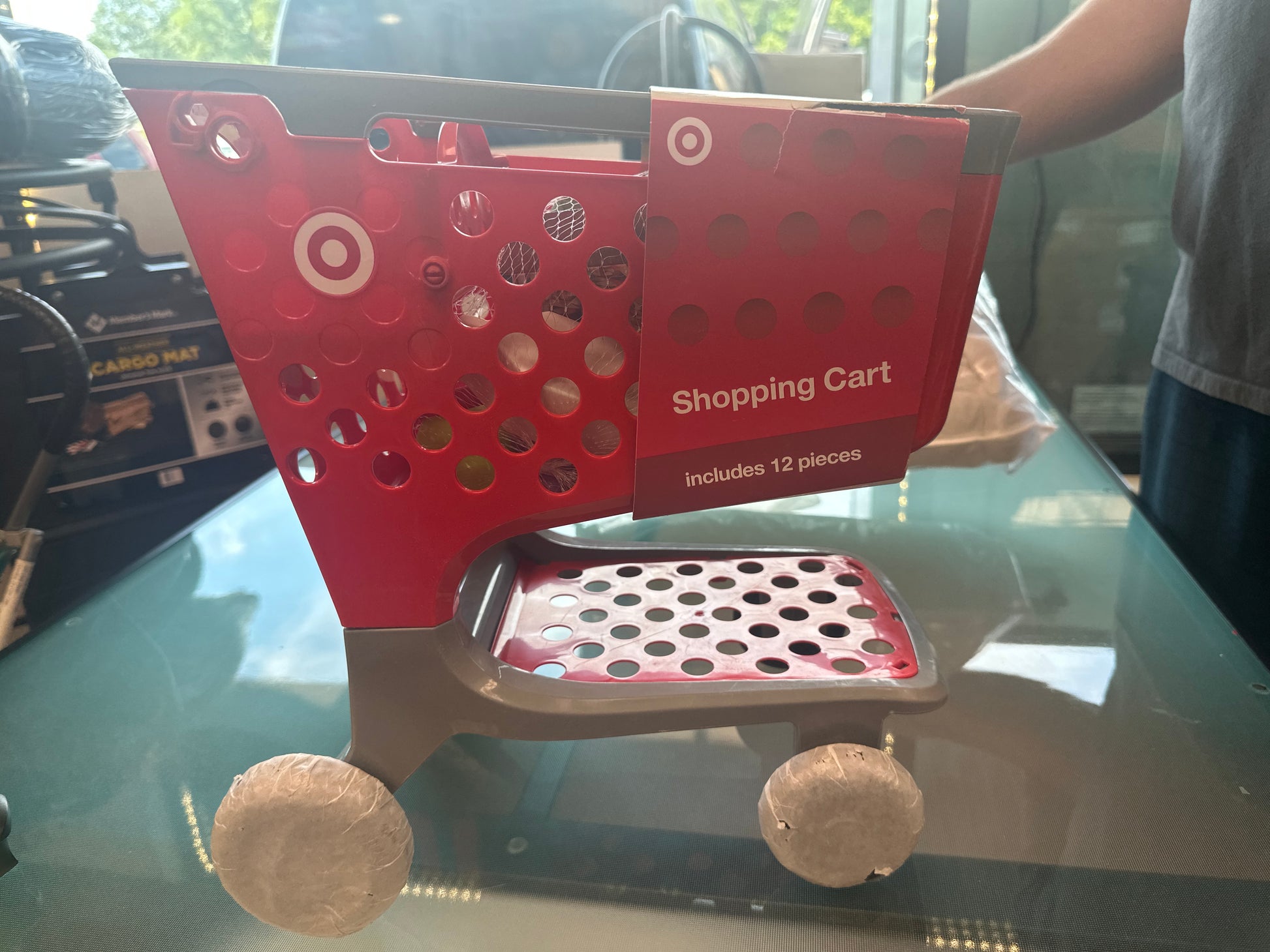 Target Shopping cart with goodies