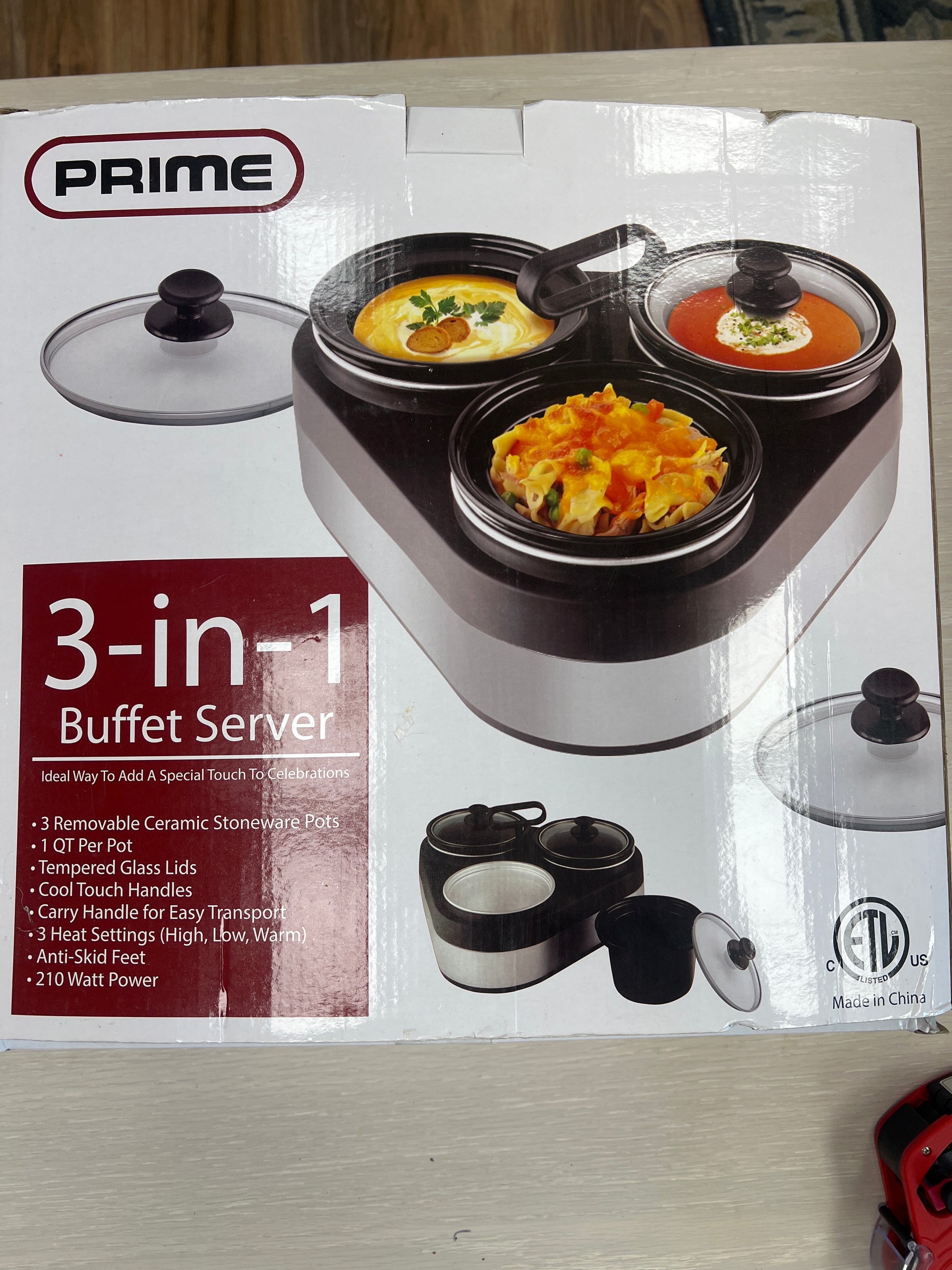 3 in 1 Buffet Server