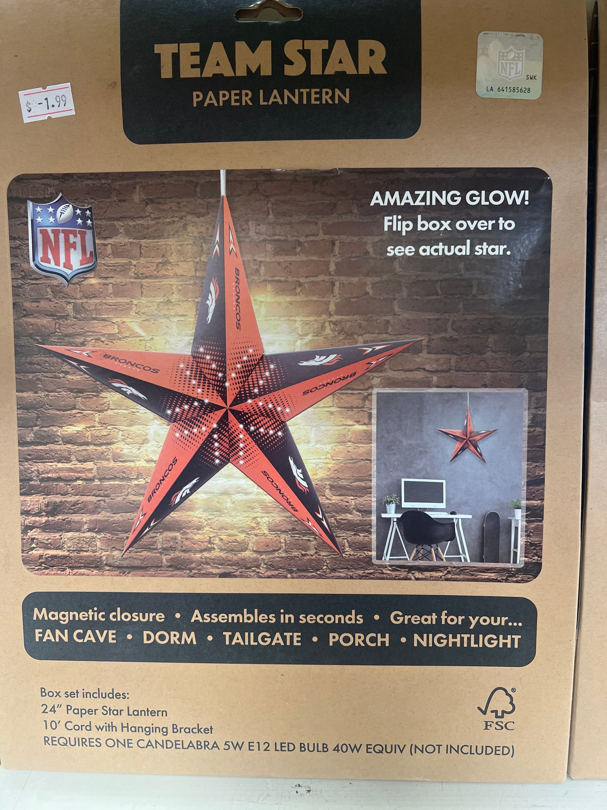 Light Up Team Star NFL
