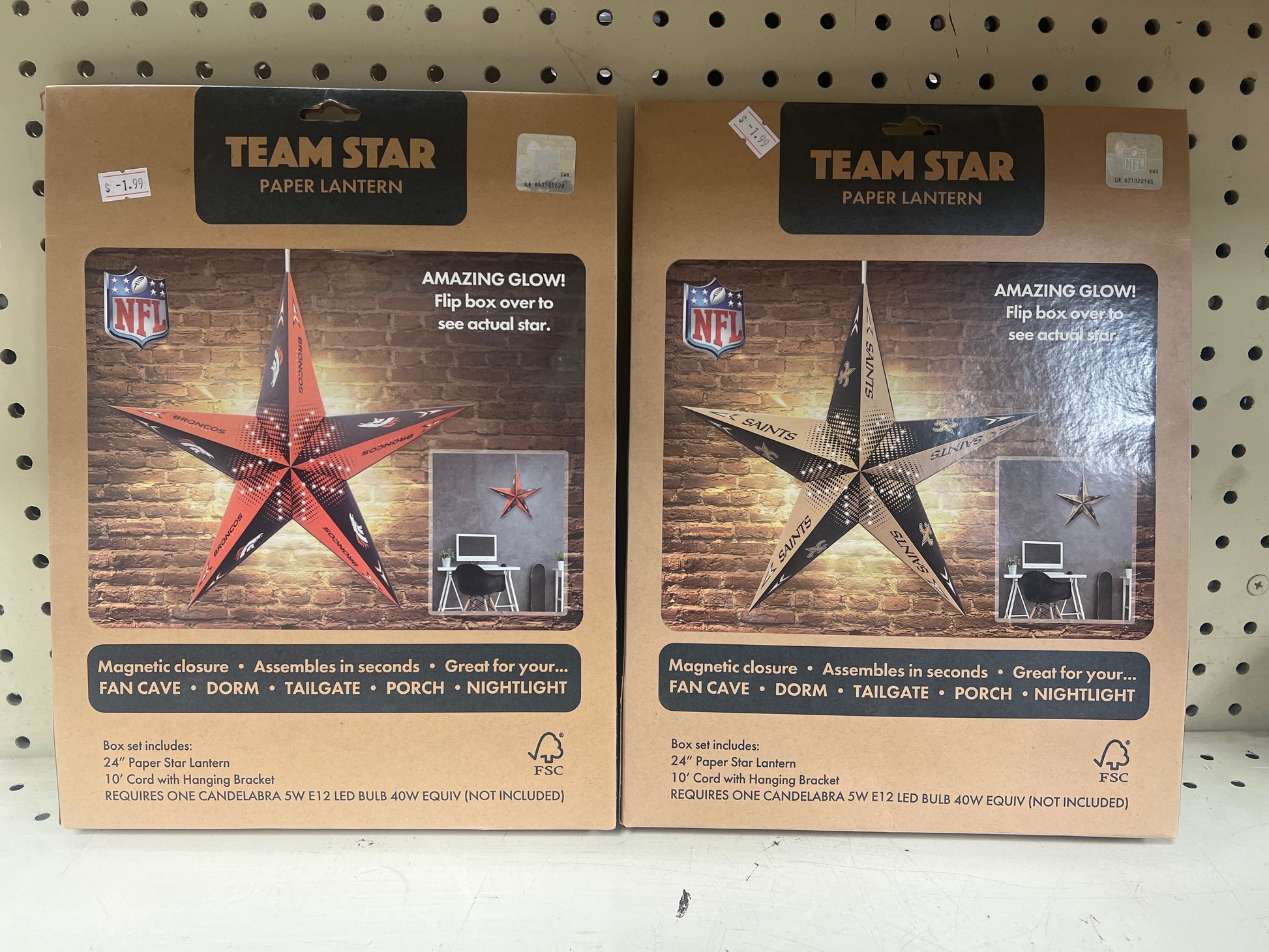 Light Up Team Star NFL